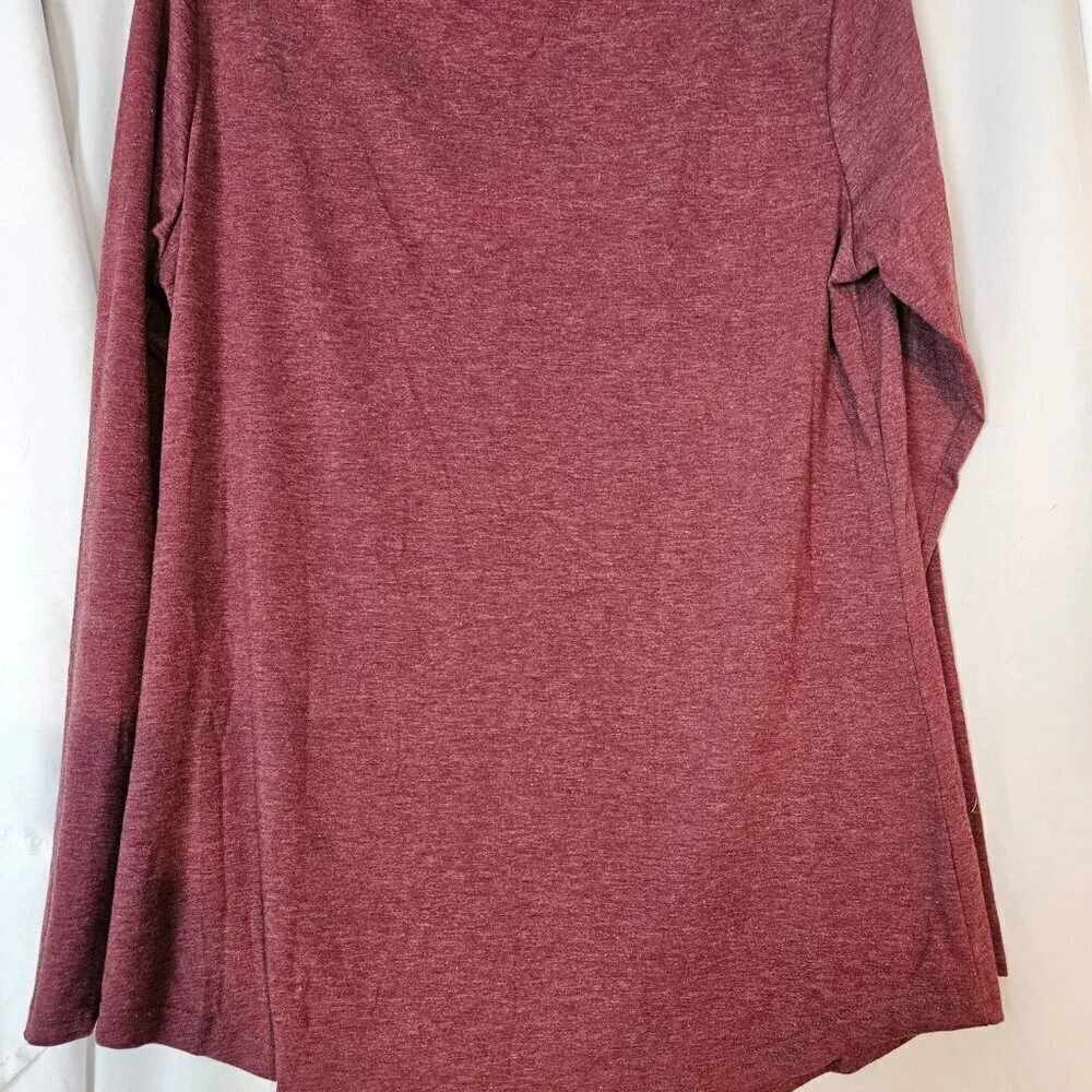 ULTRANICE Women's Top‎ Long Sleeve Front Lace around Neck L NWT